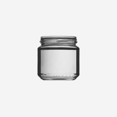Barattolo a vite da 30 ml, vetro bianco, TO66
