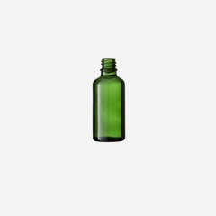 Bottiglie contagocce, vetro verde, 50ml, GL-18