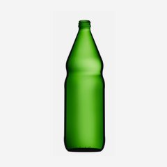 Bottiglia di olio 1000ml, vetro verde, MCA28