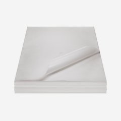 Carta grassa non stampata, 1/2 foglio, 500 x 750mm