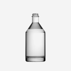 Bottiglia DESTILLATA 500 ml, vetro bianco, GPI28