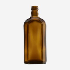 Bottiglia di elisir 500ml, vetro marrone, PP28