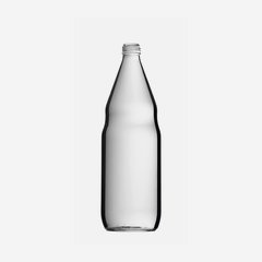 Bottiglia di succo o aceto 1000ml, vetro bianco