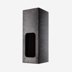 Scatola regalo nera con finestra, 1xVIVA 1500ml