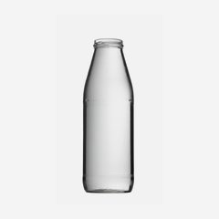 Bottiglia di succo 1000ml, vetro bianco, TO53