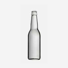 Bottiglia Longneck 330ml, vetro bianco, CC