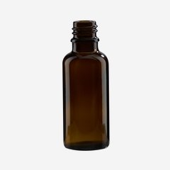 Bottiglie contagocce, vetro marrone, 30ml, GL-18