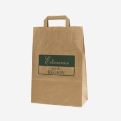 Borsa di carta "Erlesenes aus der Region"