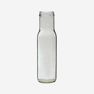 Bottiglia per condimento 267ml, vetro bianco, TO43