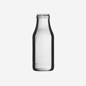 Bottiglia per condimento 350ml, vetro bianco, TO43