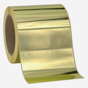 Etichetta 105x37 mm, foglia d'oro