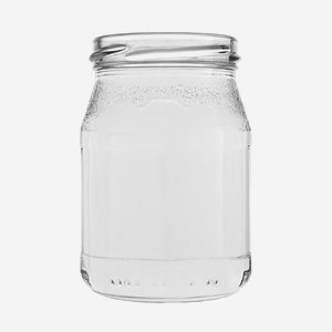 Barattolo di yogurt 250ml, vetro bianco, TO6