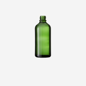 Bottiglie contagocce, vetro verde, 100ml, GL-18