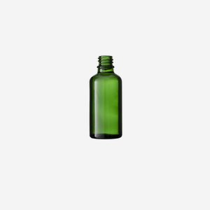 Bottiglie contagocce, vetro verde, 50ml, GL-18