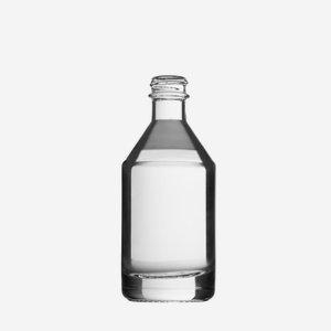 Bottiglia DESTILLATA 100ml, vetro bianco, GPI22