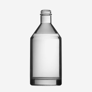 Bottiglia DESTILLATA 700ml, vetro bianco, GPI33