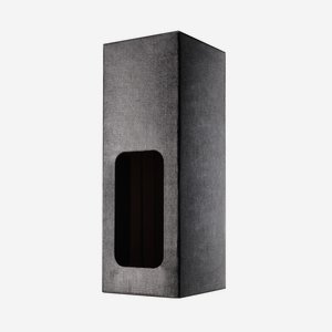 Scatola regalo nera con finestra, 1xVIVA 1500ml