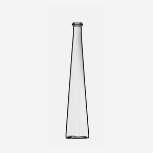 Bottiglia Quadra 200ml, vetro bianco, Sugher