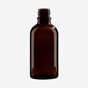 Bottiglie contagocce, vetro marrone, 50ml, GL-18