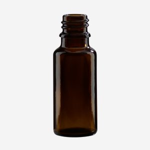 Bottiglie contagocce, vetro marrone, 20ml, GL-18