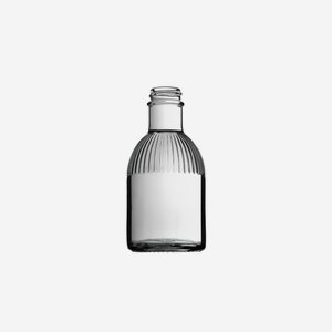 Bottiglia Trieste 200ml, vetro bianco, GPI28