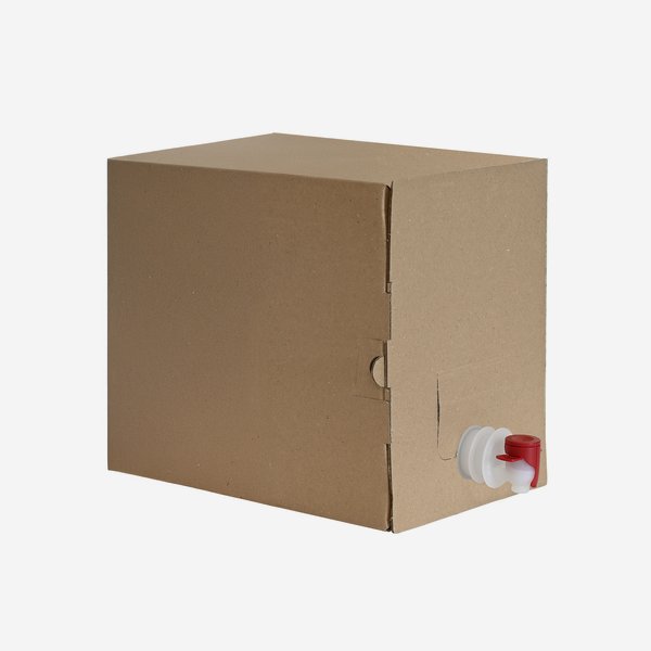 Bag in Box 5l, marrone, L187xB144xH212