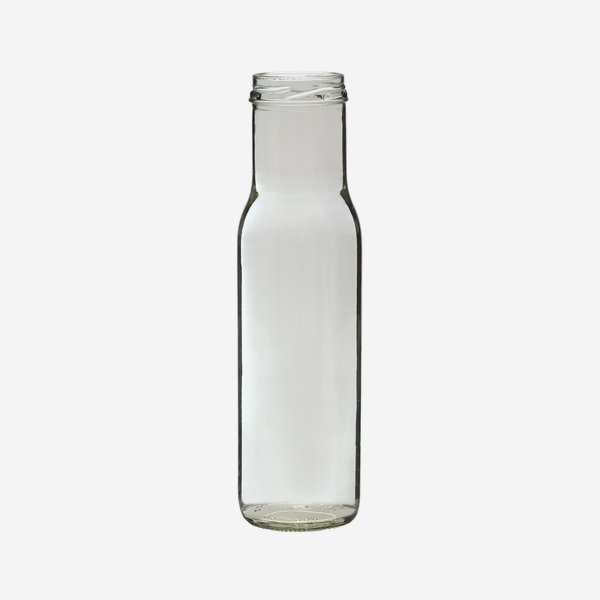 Bottiglia per condimento 267ml, vetro bianco, TO43
