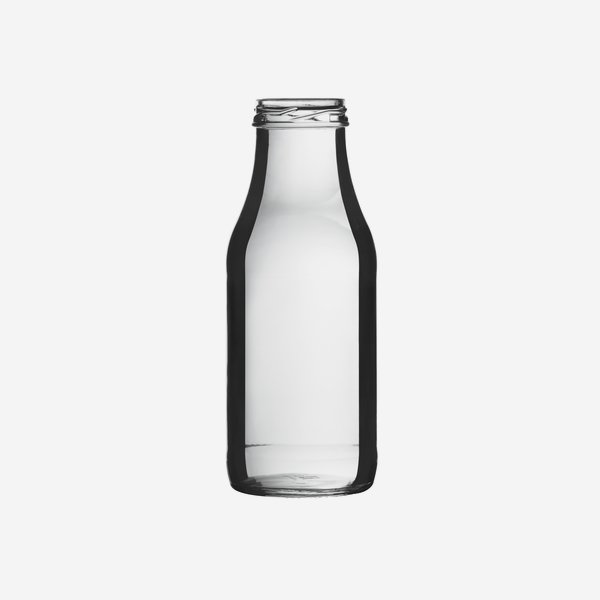 Bottiglia per condimento 350ml, vetro bianco, TO43