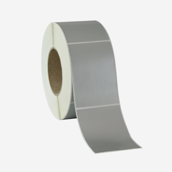 Etichetta 70x99mm, argento opaco