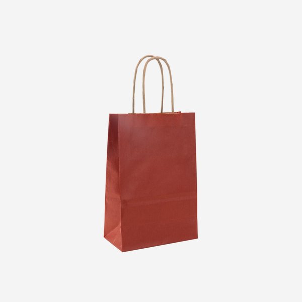 Borsa regalo con cordino, rosso, 140/75/210