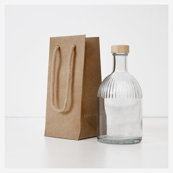 Borsa regalo, marrone, TRS-500GPI, 93/93/210