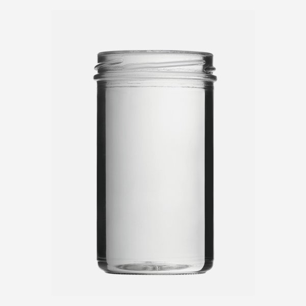 Barattolo a vite 435 ml, vetro bianco, TO82