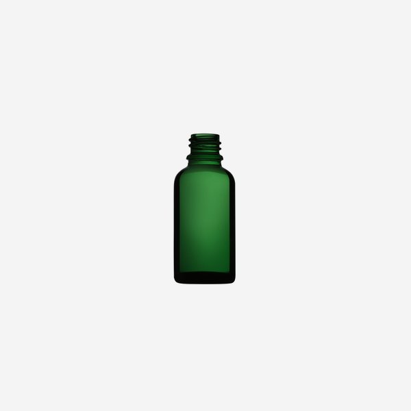 Bottiglie contagocce, vetro verde, 30ml, GL-18