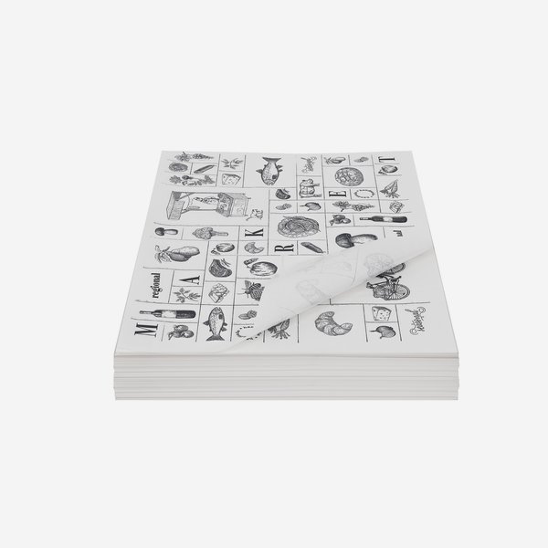 Carta grassa stampata, 1/8 foglio, 250 x 370mm