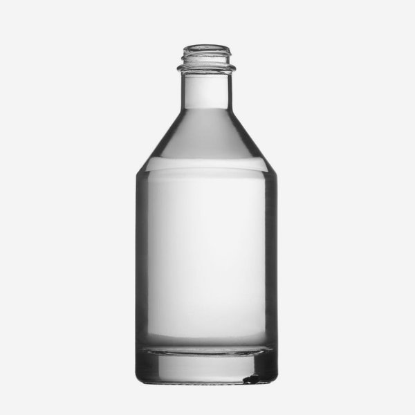 Bottiglia DESTILLATA 350ml, vetro bianco, GPI28