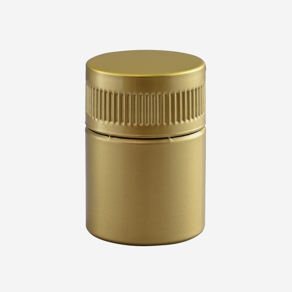  Tappo in metallo DOP con beccuccio, oro