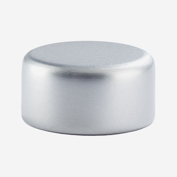 Tappo a vite alluminio-plastica GPI 22, argento