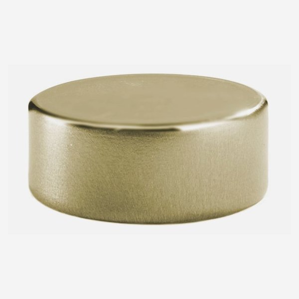 Chiusura in alluminio-plastica GPI 28 piatta, oro