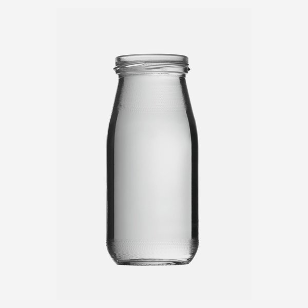 Bottiglia succo di frutta 250ml,vetro bianco, TO53