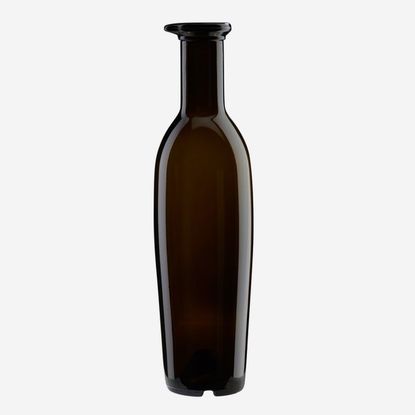 Bottiglia modulare 250ml, vetro antico, sughero