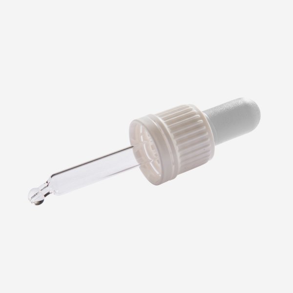 Pipetta per bottiglia  da 10 ml con bocca GL 18