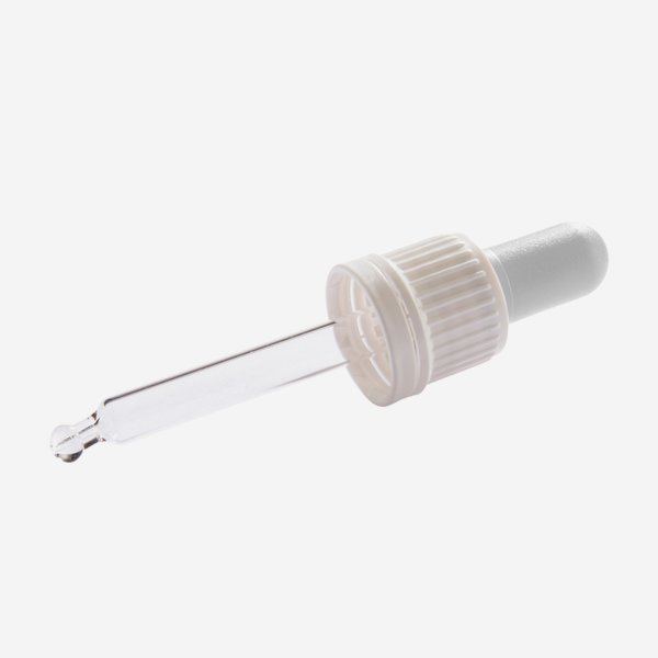 Pipetta per flacone da 20 ml con bocca GL 18