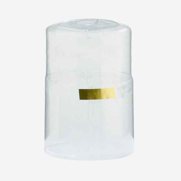Capsula termoretraibile ø37 x H55mm, trasparente