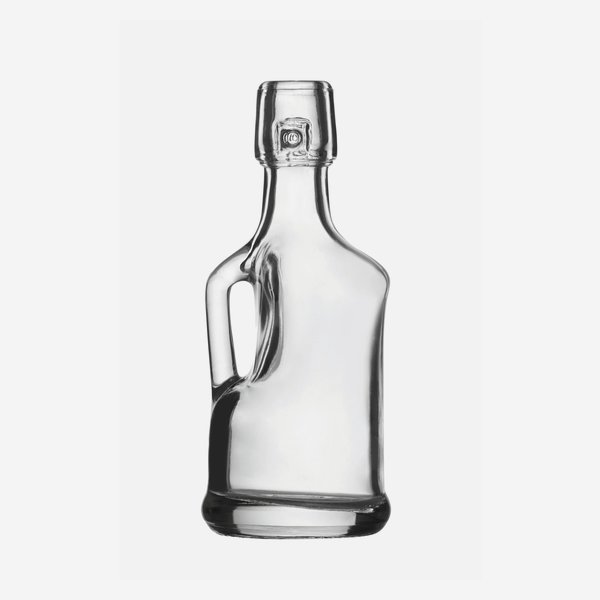 Bottiglia a sifone 40 ml, vetro bianco