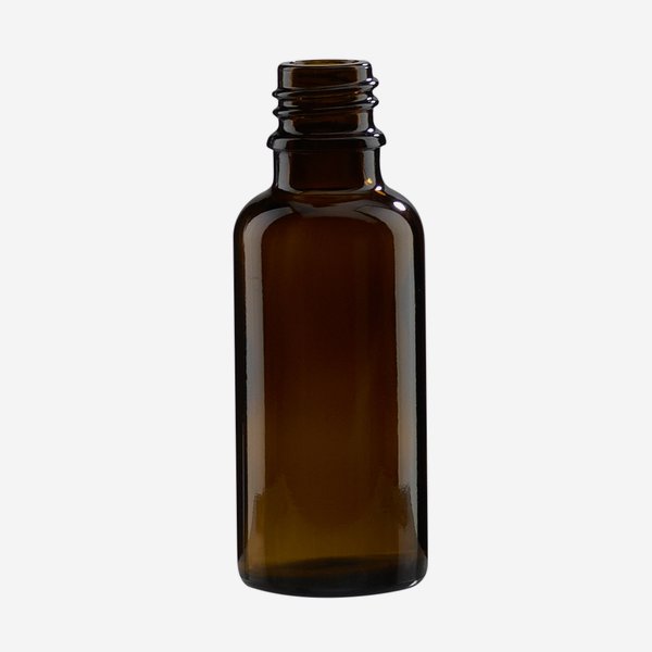 Bottiglie contagocce, vetro marrone, 30ml, GL-18