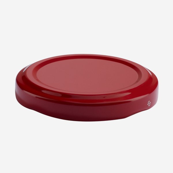 COPERCHIO A VITE, diametro 66mm, rosso