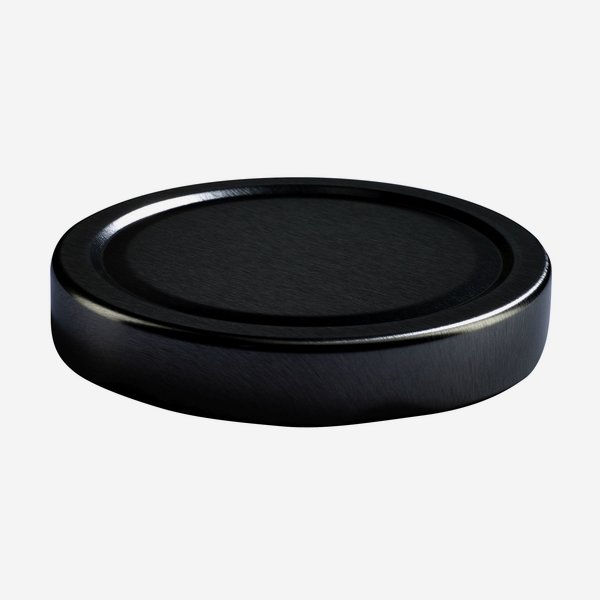 COPERCHIO A VITE SENZA PVC, ø82mm, nero