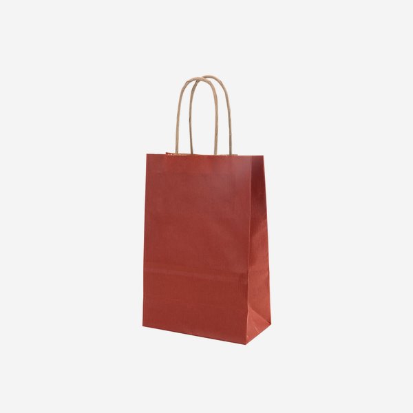 Borsa regalo con cordino, rosso, 140/75/210