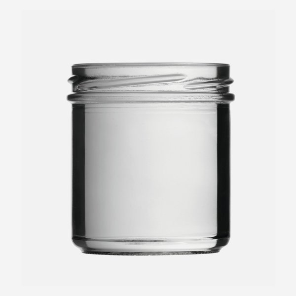 Barattolo a vite 167 ml, vetro bianco, TO66